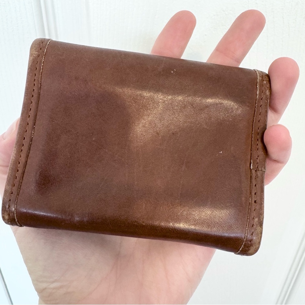 Coach Vintage Brown Leather Wallet & Key Case - Picture 5 of 16